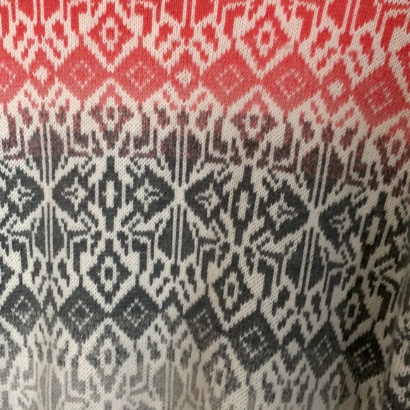 Talbots size small petite patterned lambs wool crew neck sweater classic - Picture 5 of 7